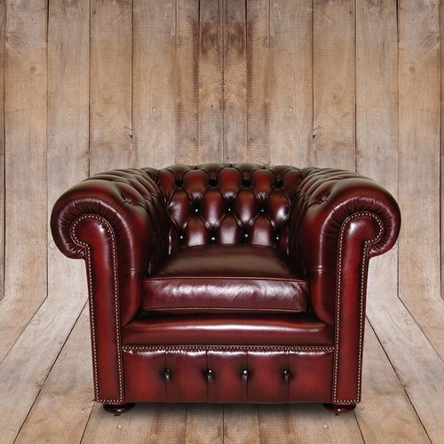 Fauteuil chesterfield - CLASSIC  - Kingsgate Furniture ltd - en cuir / en bois massif / personnalisable