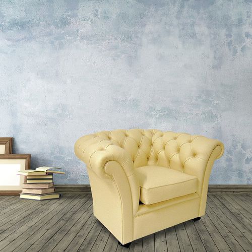 Fauteuil chesterfield - Rochester  - Kingsgate Furniture ltd - en cuir / en bois massif / avec coussin amovible