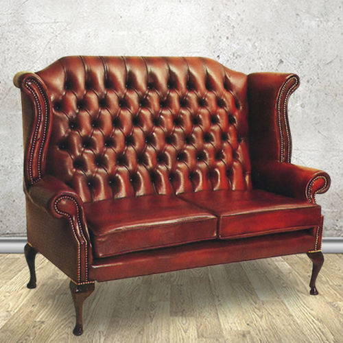 Canapé chesterfield - Arkle  - Kingsgate Furniture ltd - en cuir / avec accoudoirs / avec coussin amovible