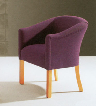 Chaise visiteur contemporaine - Fleet  - Kingsgate Furniture ltd - d'intérieur / en tissu / en cuir