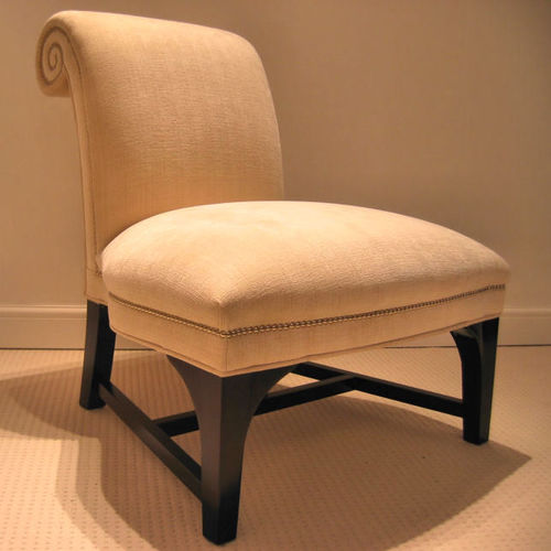 Chauffeuse classique - Milan  - Kingsgate Furniture ltd - en tissu / en cuir / en bois