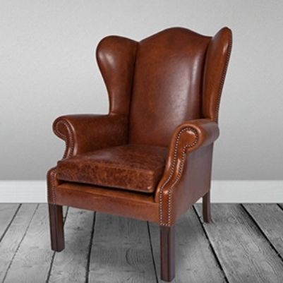 Fauteuil classique - Churchill - Kingsgate Furniture ltd - en tissu / en cuir / en bois massif