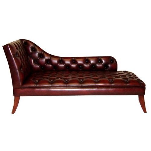 Chaise longue chesterfield - Richmond  - Kingsgate Furniture ltd - en cuir / en bois massif / 1 place