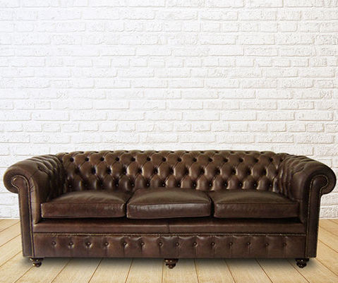 Canapé contemporain - Classic - Kingsgate Furniture ltd - en cuir / avec accoudoirs / personnalisable