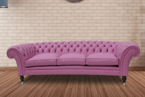 Canapé chesterfield - Royal Chelsea - Kingsgate Furniture ltd - en tissu / avec accoudoirs / personnalisable