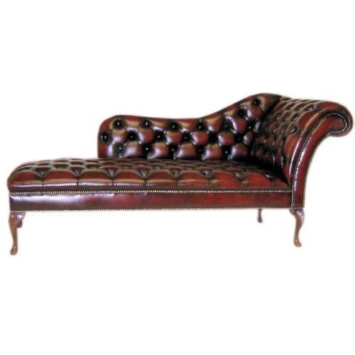 Chaise longue chesterfield - Malden  - Kingsgate Furniture ltd - en cuir / en bois massif / 1 place