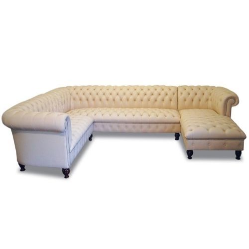Canapé d'angle - Bespoke  - Kingsgate Furniture ltd - chesterfield / en cuir / avec accoudoirs