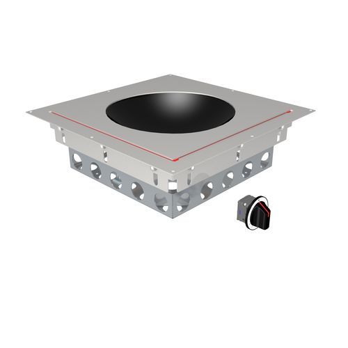 Table de cuisson à induction - MS-I-POWER 300 E - MENU SYSTEM AG - à usage professionnel / 1 foyer / encastrée