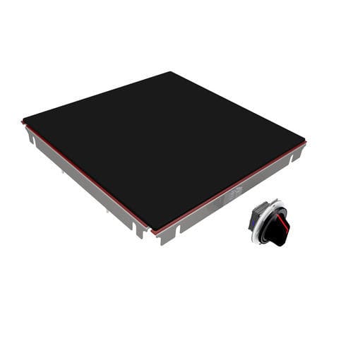 Table de cuisson électrique - MS-IR-10E - MENU SYSTEM AG - pour cuisine professionnelle / 2 brûleurs / encastrable