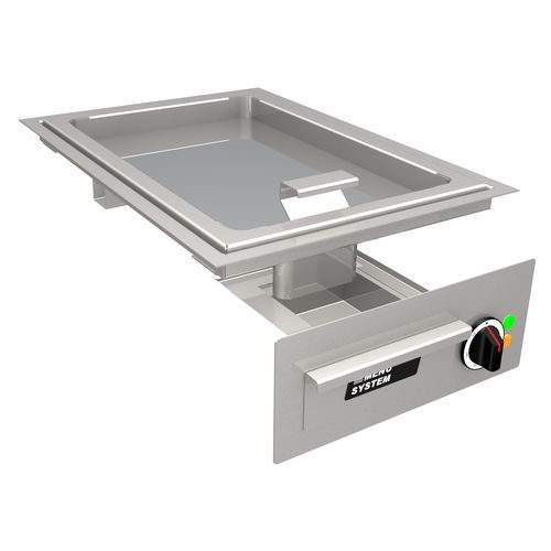 Plancha pour cuisine professionnelle - MS-G-40E - MENU SYSTEM AG - à induction / à encastrer