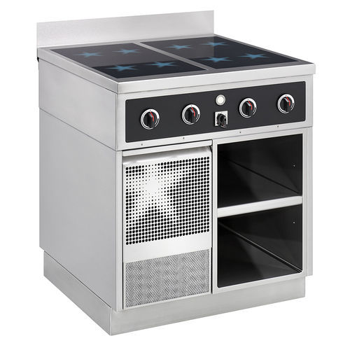 Table de cuisson à induction - 203896 - MENU SYSTEM AG - professionnelle / 4 foyers / encastrable