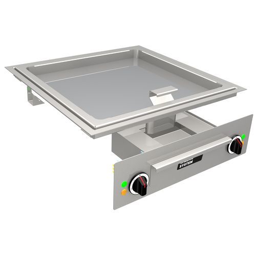 Plancha pour cuisine professionnelle - MS-G-60E - MENU SYSTEM AG - à induction / encastrable