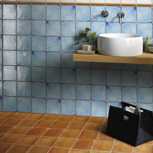 Carrelage en céramique - VALLAURIS - Cerasarda - en terracotta / poli / émaillé
