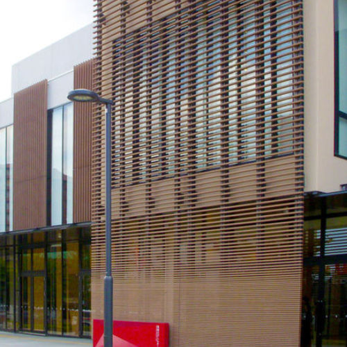 Profilé de finition en composite - SOLEO 6030 - GEOLAM - en aluminium / pour façade / tubulaire