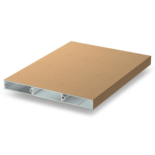 Profilé de finition en composite - PLANEO 4090 - GEOLAM - en aluminium / pour façade / tubulaire
