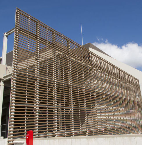 Profilé de finition en composite - SOLEO 6038 - GEOLAM - en aluminium / pour façade / tubulaire