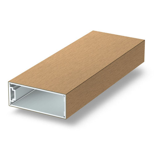 Profilé de finition en composite - SOLEO 6042 - GEOLAM - en aluminium / pour façade / tubulaire