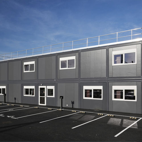Bâtiment modulaire - VEOLIA 256 m² - Cougnaud - pour bureau / écologique