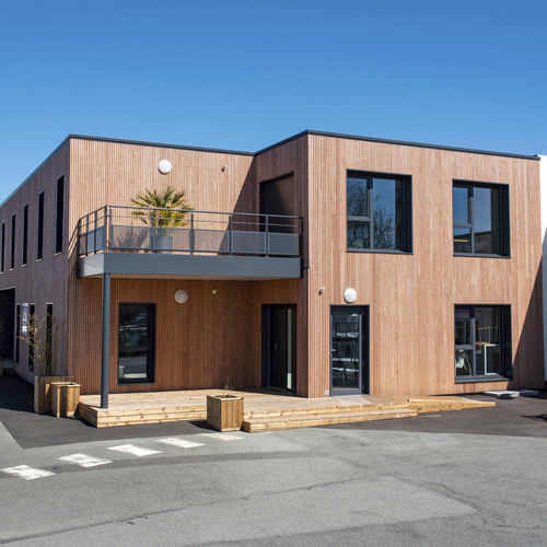 Bâtiment modulaire - SAMIPLAST 487 m² - Cougnaud - en bois / pour bureau / écologique