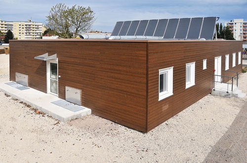 Bâtiment préfabriqué - CHALON SUR SAÔNE 215 m²  - Cougnaud - en bois / pour vestiaire / contemporain