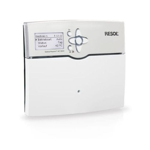 Régulateur de chauffage mural - DELTATHERM® HC MAX - RESOL Elektronische Regelungen GmbH - commande à distance