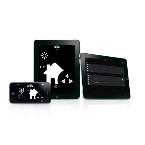 Panneau de contrôle pour installation domotique - VBUS®TOUCH HC - RESOL Elektronische Regelungen GmbH - pour système de chauffage / mural / professionnel
