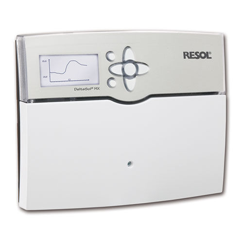 Régulateur de chauffage mural - DELTASOL® MX - RESOL Elektronische Regelungen GmbH - pour chauffe-eau solaire