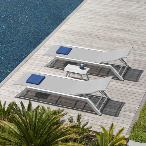 Bain de soleil contemporain - AMAKA - LES JARDINS