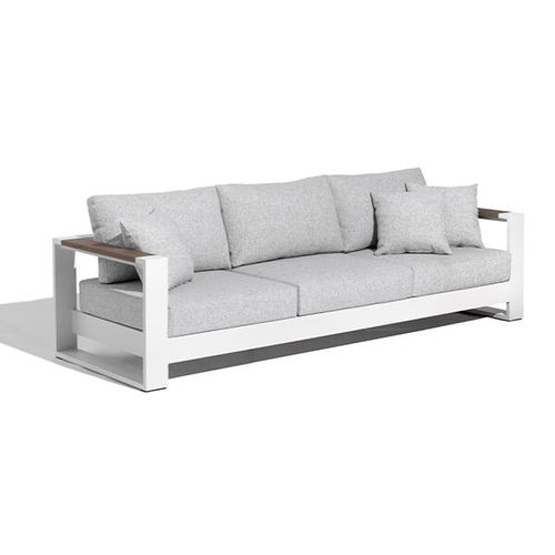 Canapé contemporain - RANCHO - LES JARDINS - de jardin / en tissu / avec accoudoirs