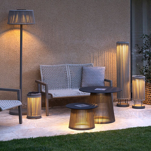 Canapé contemporain - COPENHAGUE - LES JARDINS - d'extérieur / en corde / empilable