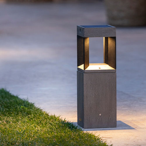 Borne d'éclairage de jardin - TECKALU : TECKA40 - LES JARDINS - contemporaine / en aluminium / solaire