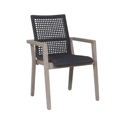 Chaise contemporaine - COPENHAGUE - LES JARDINS - de jardin / en teck / en corde