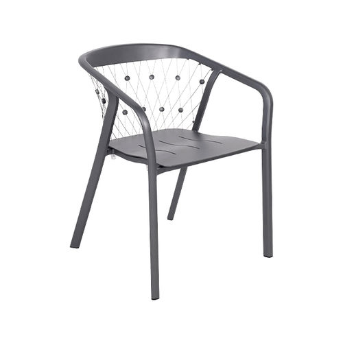 Chaise de jardin contemporaine - CHESTER - LES JARDINS - d'extérieur / en aluminium / en acier inoxydable