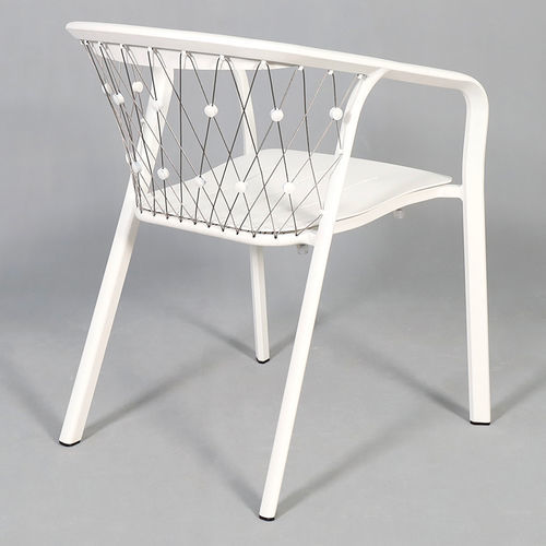 Chaise de jardin contemporaine - CHESTER - LES JARDINS - d'extérieur / en aluminium / en acier inoxydable