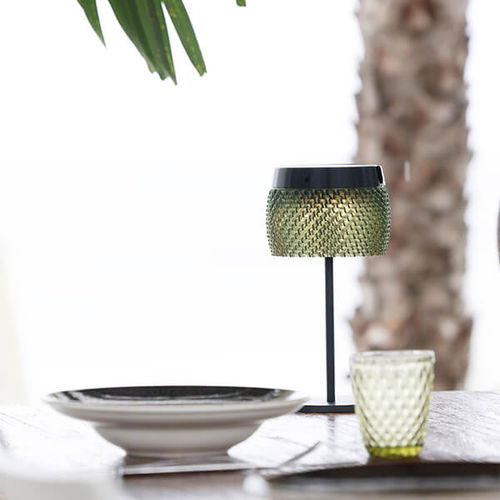 Lampe de table - LOLIE : TD01L002 - LES JARDINS - en aluminium / en maille / contemporaine
