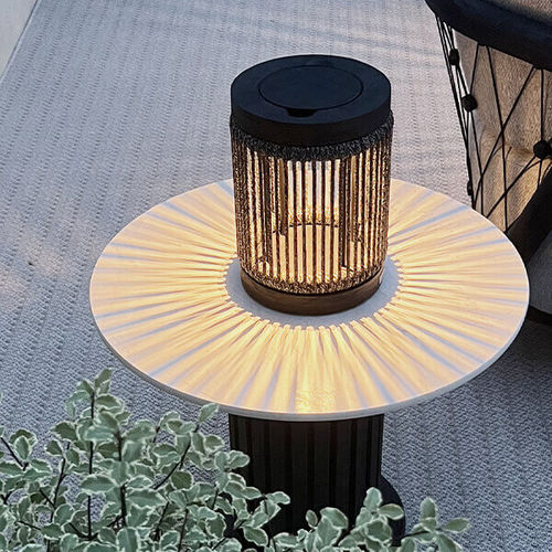 Lampe de table - TINK062 - LES JARDINS - en corde / en teck / contemporaine