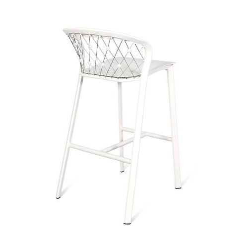 Tabouret de bar contemporain - TAB5511 - LES JARDINS - en aluminium / avec piètement en aluminium / 4 pieds