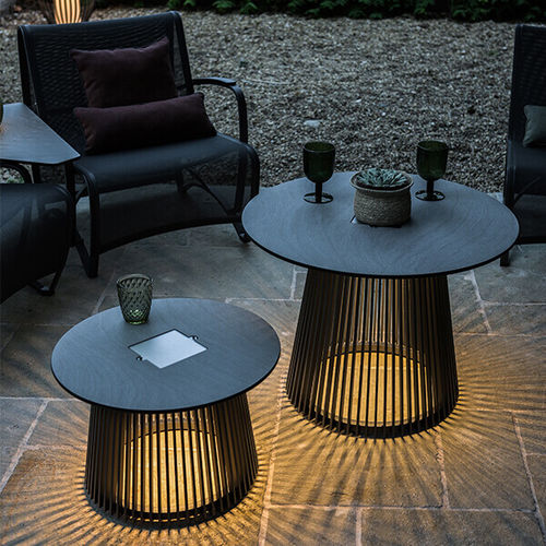 Table basse contemporaine - TA04540 - LES JARDINS - en acrylique / en aluminium / en verre dépoli
