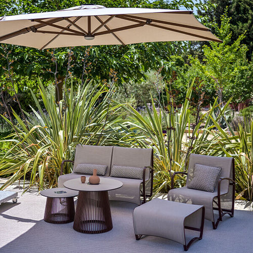 Table basse contemporaine - TA04543 - LES JARDINS - en acrylique / en aluminium / en verre dépoli
