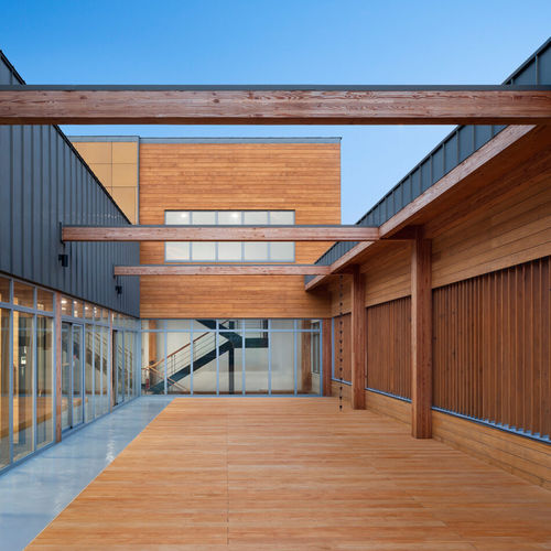 Lame de terrasse en bois - THE NATIONAL INSTITUTE OF FOREST SCIENCE - Accsys Technologies - aspect bois / pour établissement public / durable