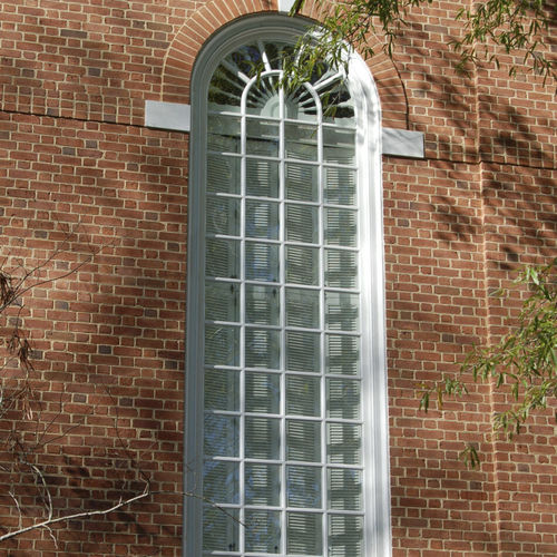 Fenêtre en bois - UNITED METHODIST CHURCH - Accsys Technologies - en verre / fixe / 1 vantail