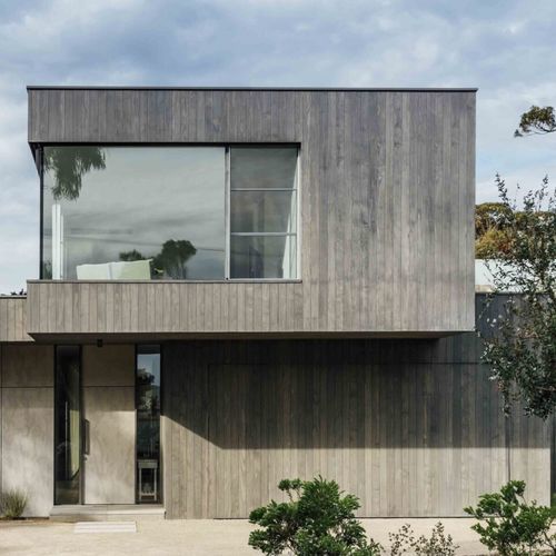 Bardage en panneaux - PORTSEA BEACH HOUSE - Accsys Technologies - en bois / en enduit / vertical