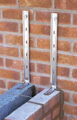 Système de fixation en acier inoxydable - STAIFIX UNIVERSAL STARTER - Ancon Building Products - pour bardage de façade / pour extérieur