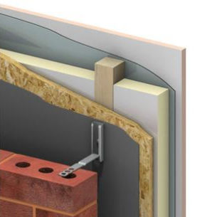 Système de fixation en acier - TIMBER FRAME MOVEMENT - Ancon Building Products - pour bardage de façade