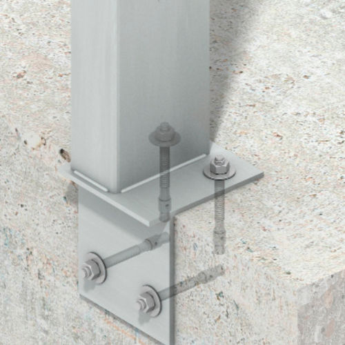 Poteau en acier inoxydable - PARAPET POSTS - Ancon Building Products - de contre-ventement