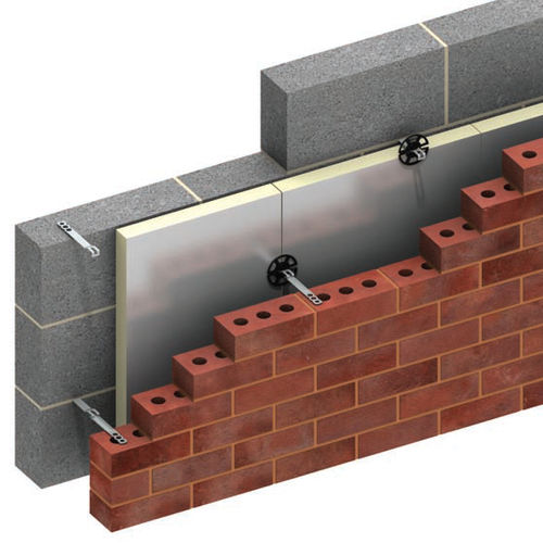 Système de fixation en acier - TWO-PART - Ancon Building Products - pour bardage de façade
