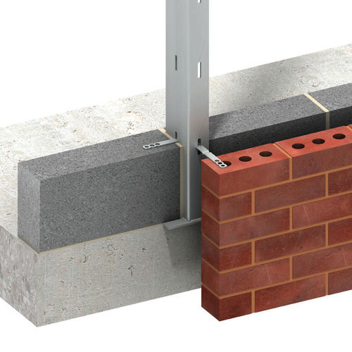 Poteau en acier inoxydable - WP2 - Ancon Building Products - de contre-ventement