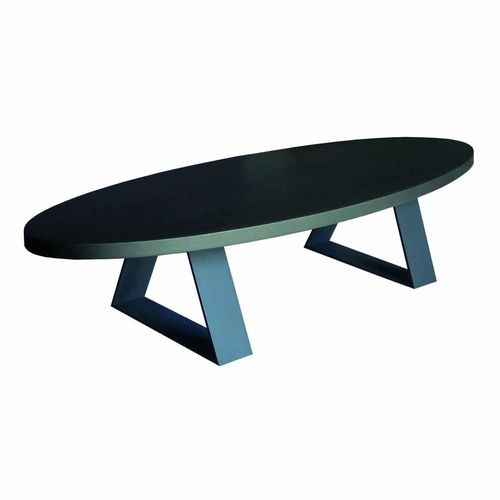 Table basse contemporaine - Ogive - PH Collection - en bois / en céramique / avec piètement en acier