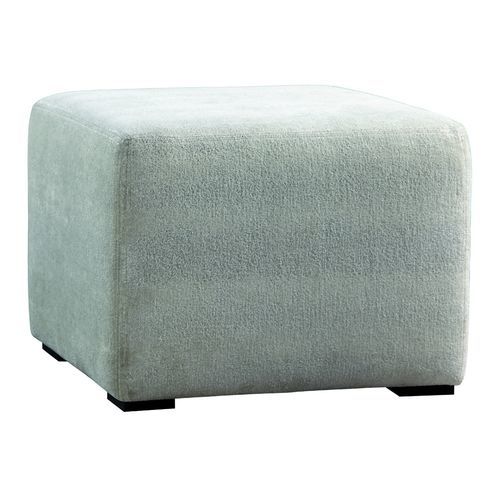 Pouf contemporain - CUBE - PH Collection - en tissu / carré / gris