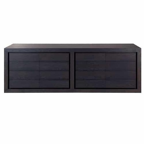Buffet contemporain - Quadra lattes - PH Collection - en bois / à portes battantes